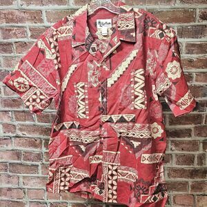 Men's HOWIE Hawaiian Short Sleeve Shirt XL VINTAGE